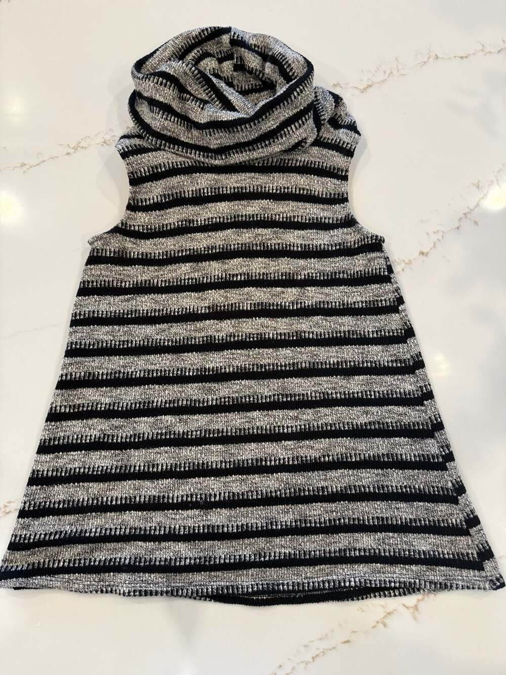 Anthropologie DOLAN Cowl Neck Sweater Striped Charente Sleeveless Womens S